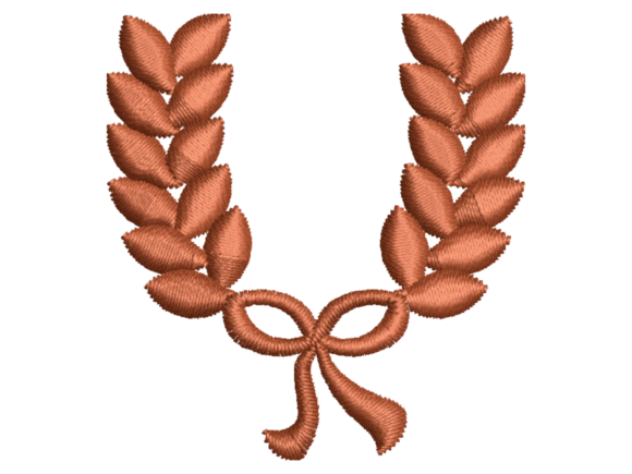 Download Golden Leaf Bow Wreath Frame - Wreath Collection